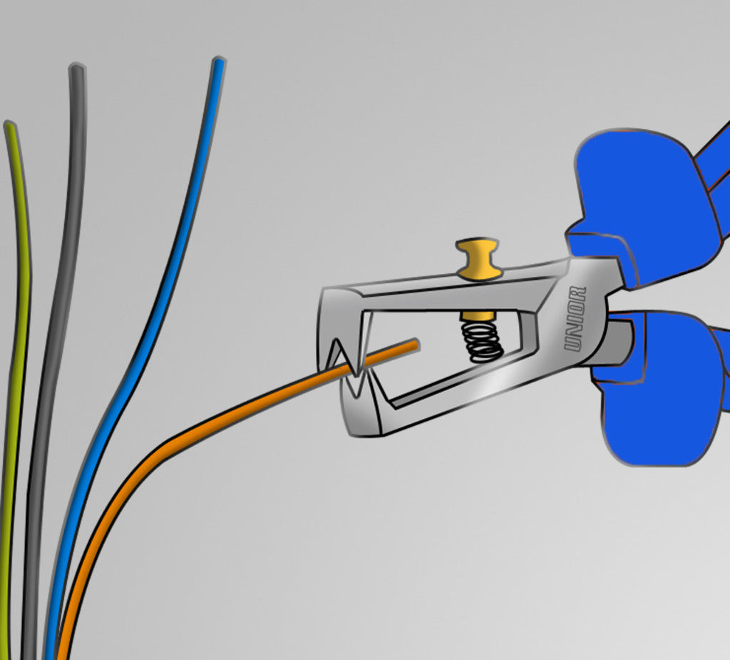 Cleste pentru dezizolat frontal Unior