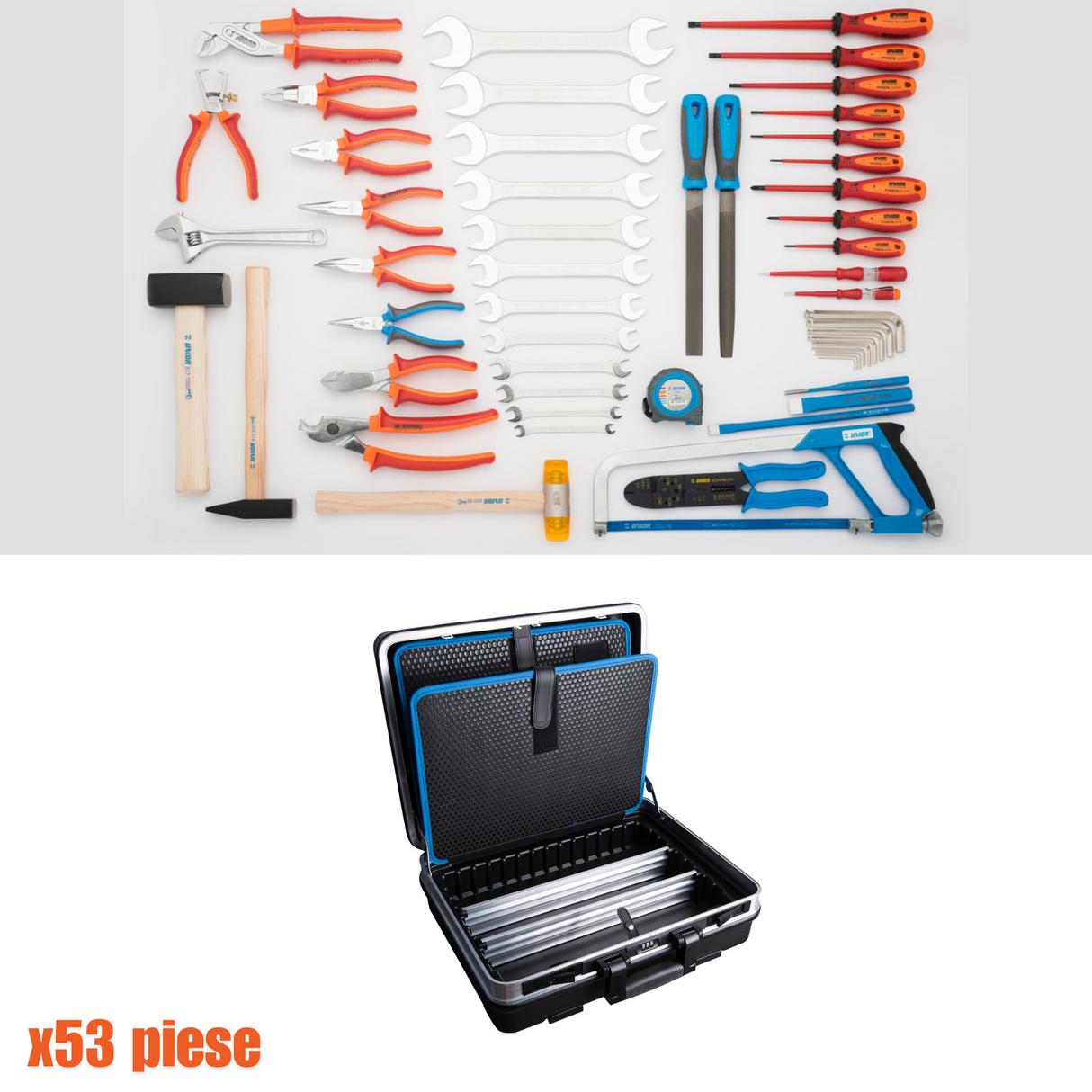 Trusa de scule VDE Unior - 53 piese
