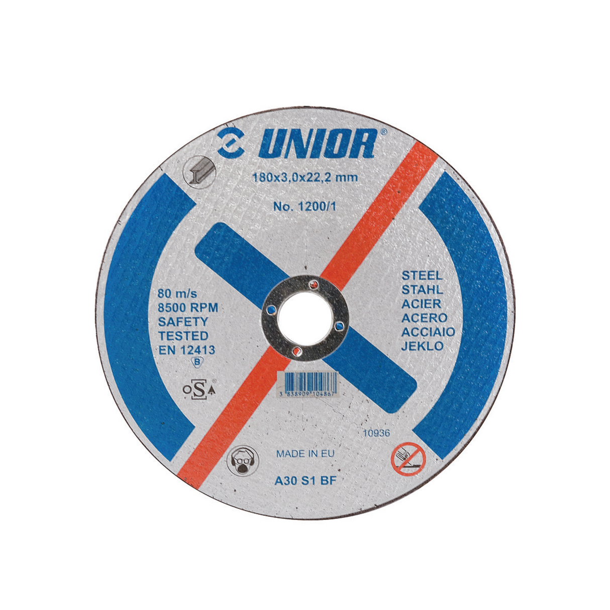 Disc pentru debitare otel Unior 3mm grosime