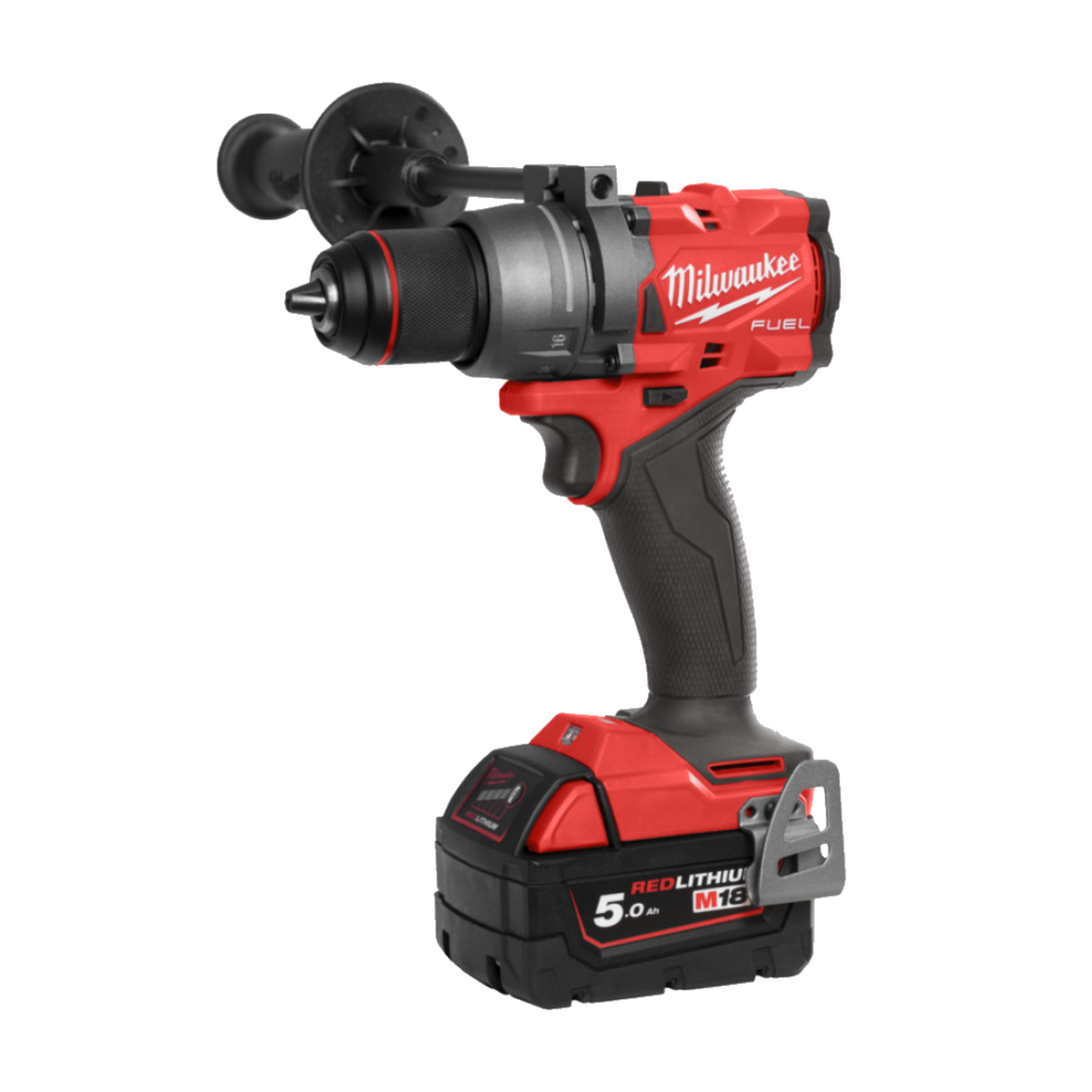 Masina de insurubat / gaurit Milwaukee M18™ FDD3 + 2 acumulatori M18™ + incarcator M12/M18 + cutie din plastic