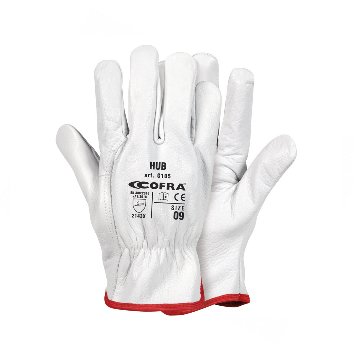 Manusi de lucru din piele HUB