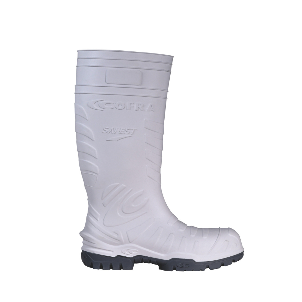 Cizme de protectie Safest White S5S CI LG FO SR