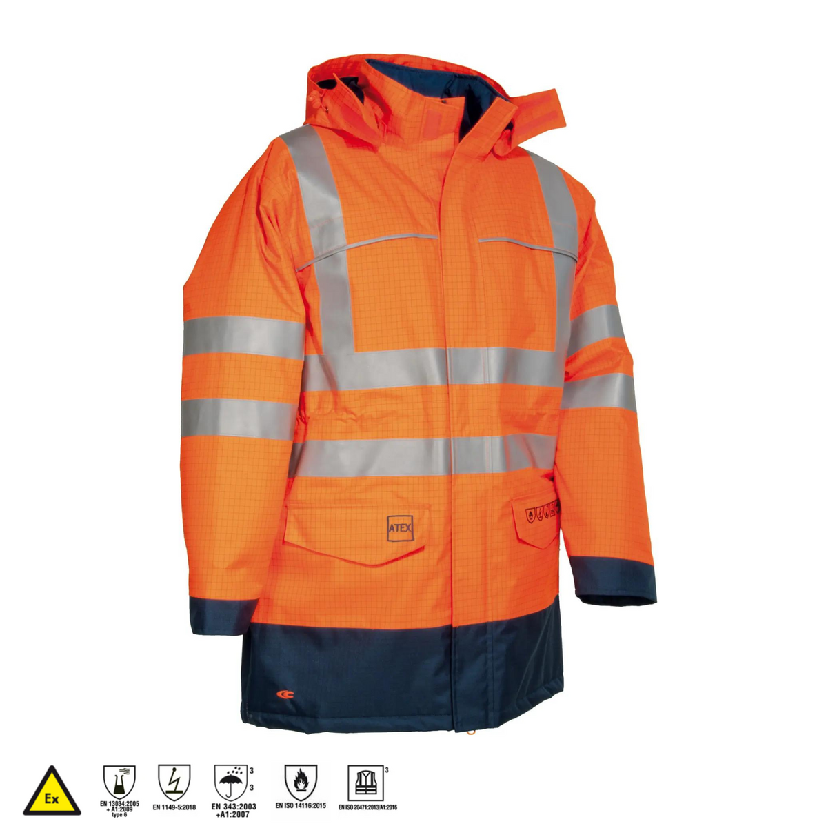 Jacheta 2 in 1 ignifugata multi-norma de inalta vizibilitate St. Petersburg