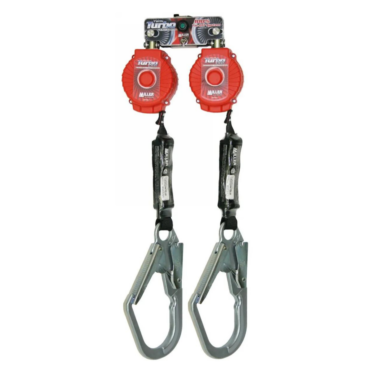 Opritor de cadere autoretractabil Twin Turbo