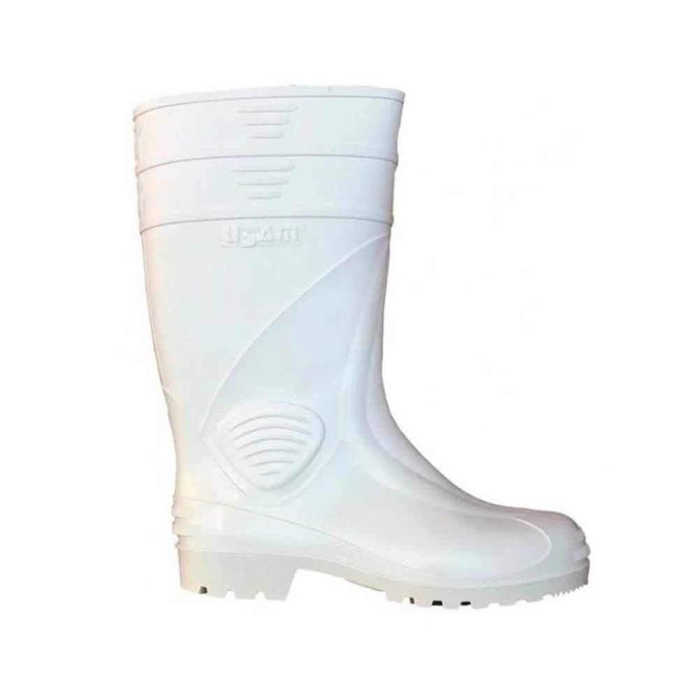 Cizme de lucru din PVC Albe