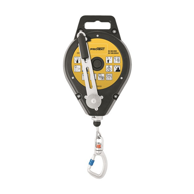 Opritor de cadere retractabil cu cablu de otel CRW 300A (20m, 25m, 28m)
