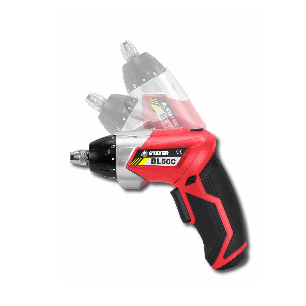 Stayer BL 50 screwdriver / drill with flashlight, 3.6 V battery and 44 bit set