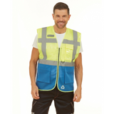 Fluo Executive Open Mesh reflective vest