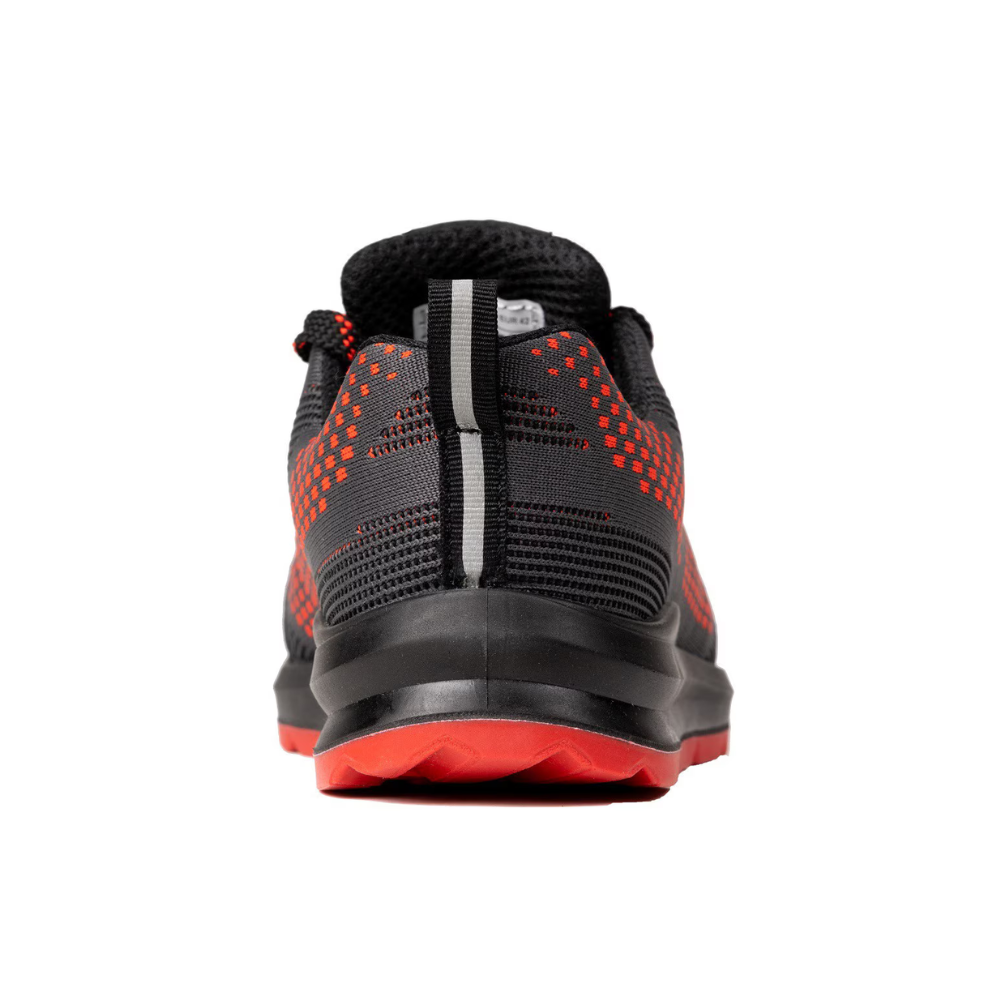 Pantofi de protectie Milerite S1P - Gri/Rosu